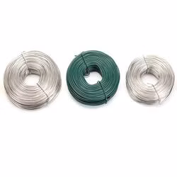 Made in China Plastic Coated Iron Wire Green Color Coil PVC Coated Garden Binding Wire