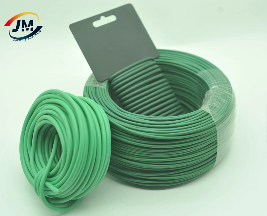 12 Gauge 2.0mm Plastic Coated Garden Wire 110 Feet Twist Tie Wire for Training Vines Roses and Climbing Plants