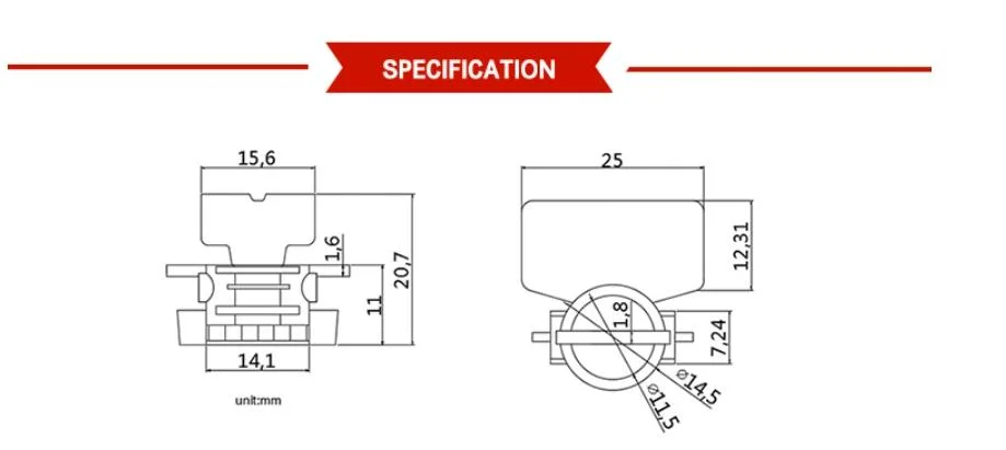 ISO High Security Utility Smart Twister Seal, Meter Electric Power Meter Wire Seals, Security Meter Seals Custom Color