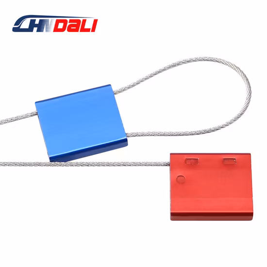 Vedação de cabo de fio de aço inoxidável de plástico colorido personalizado
